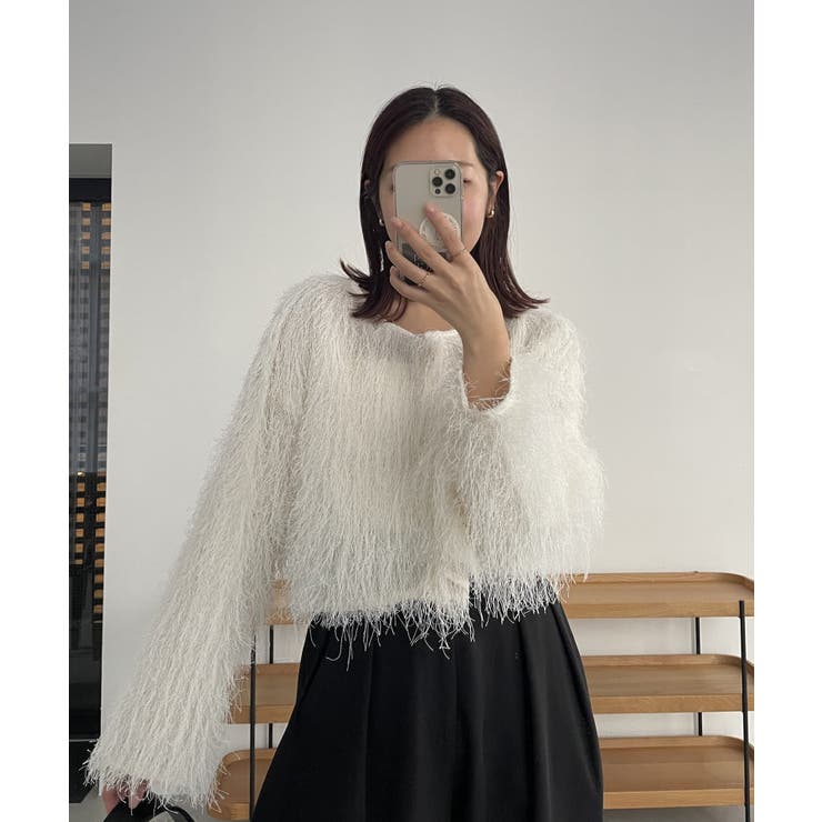 商品画像：セール】2WAYアシメロンT（Tシャツ/カットソー）｜CAPRICIEUX LE 4