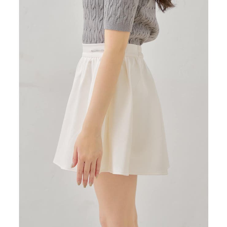 【Chico】ボリュームフレアサテンライクミニSK | PAL GROUP OUTLET | 詳細画像22 