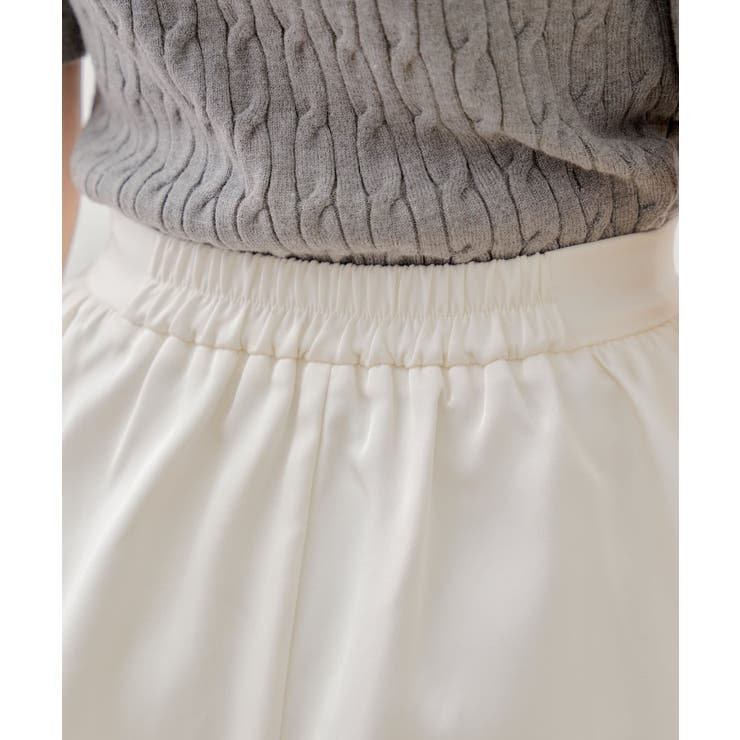 【Chico】ボリュームフレアサテンライクミニSK | PAL GROUP OUTLET | 詳細画像24 