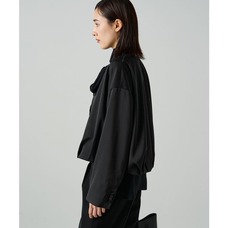 激安ブランド Loungedress】【N5】サテンコクーンBZ[品番：PALW0004729]｜PAL ジャケット・アウター