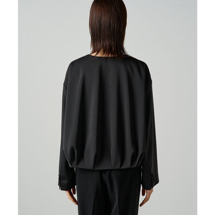 新品　ラウンジドレス　Atelier N°5 サテンコクーンブルゾン 新品 ラウンジドレス Atelier N°5 サテンコクーンブルゾン