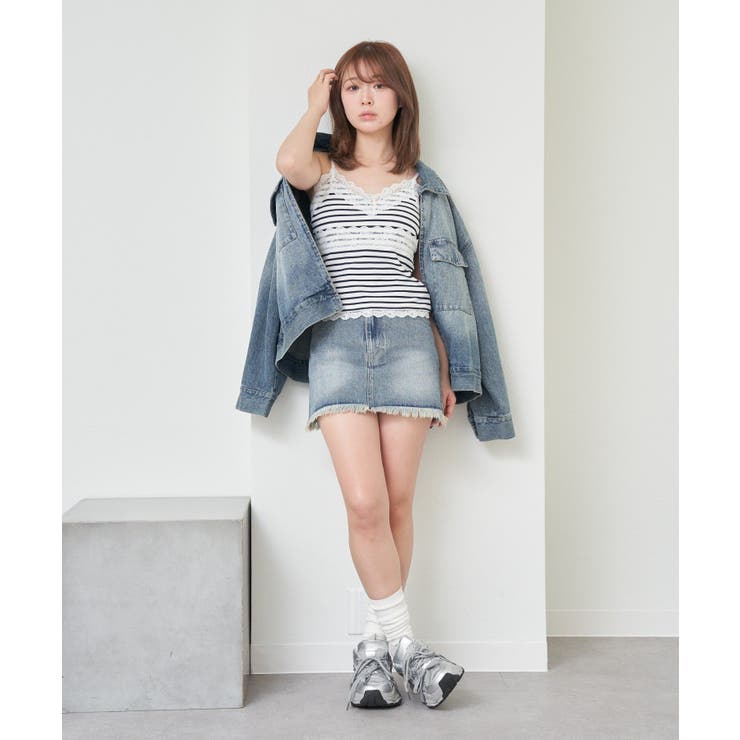 【RAY CASSIN】パット付レースキャミ | PAL GROUP OUTLET | 詳細画像12 