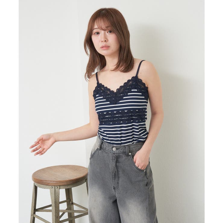 【RAY CASSIN】パット付レースキャミ | PAL GROUP OUTLET | 詳細画像19 