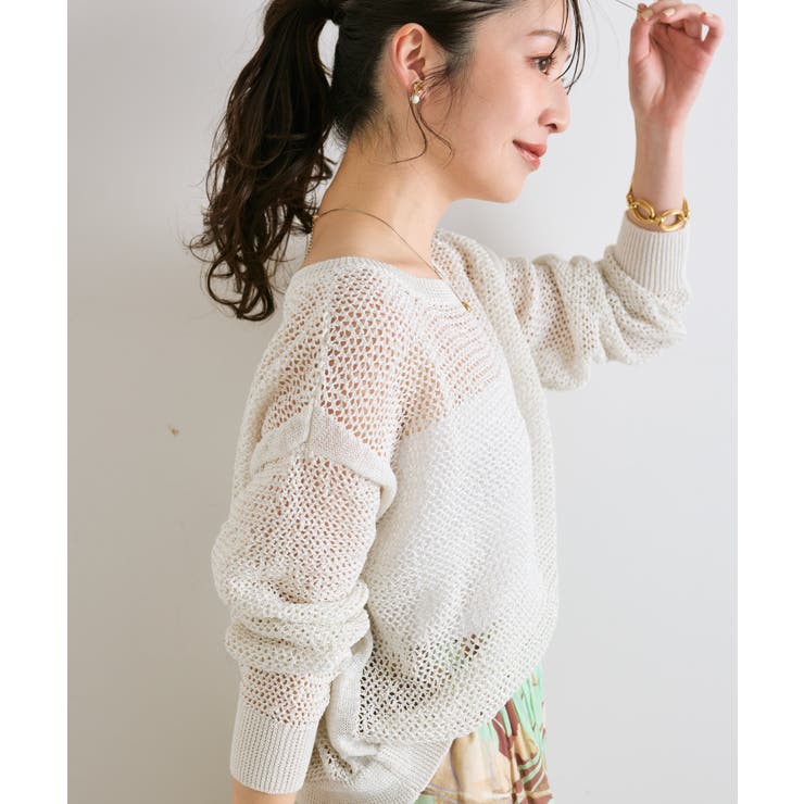 La boutique BonBon】ラメメッシュKN[品番：PALW0004753]｜PAL