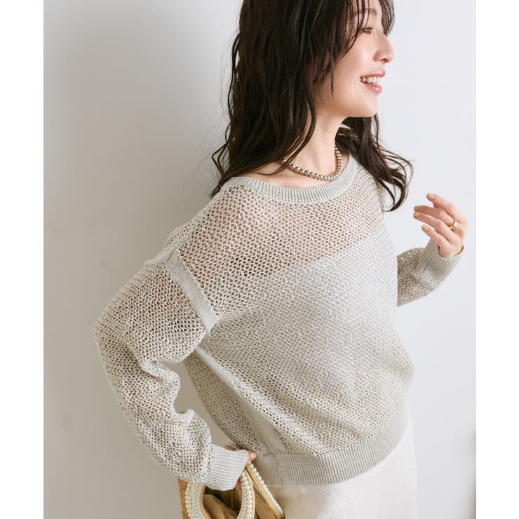 La boutique BonBon】ラメメッシュKN[品番：PALW0004753]｜PAL