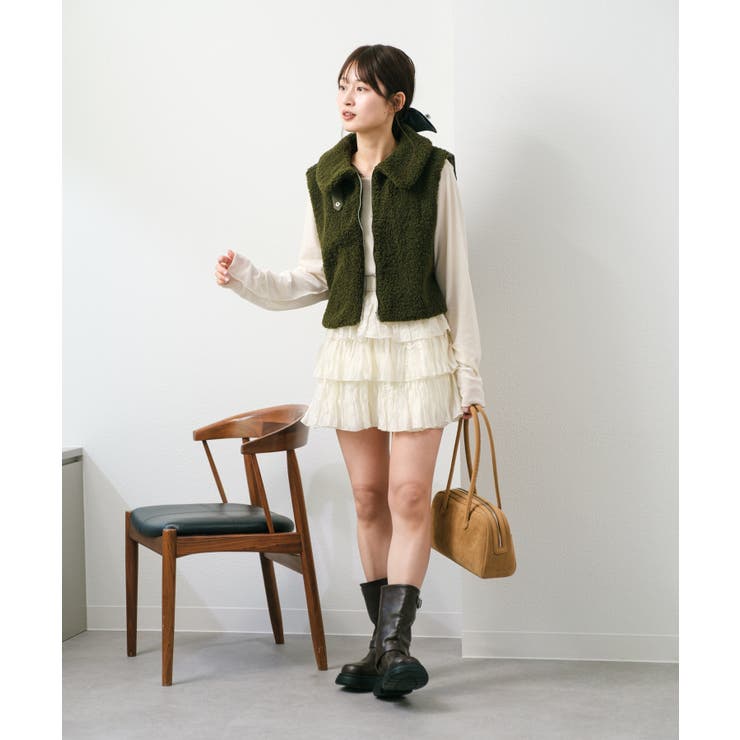 Kastane】ドッキングボアベスト[品番：PALW0004751]｜PAL GROUP OUTLET