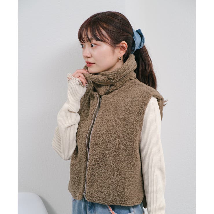 Kastane / ボアベスト Kastane】ドッキングボアベスト[品番：PALW0004751]｜PAL GROUP OUTLET