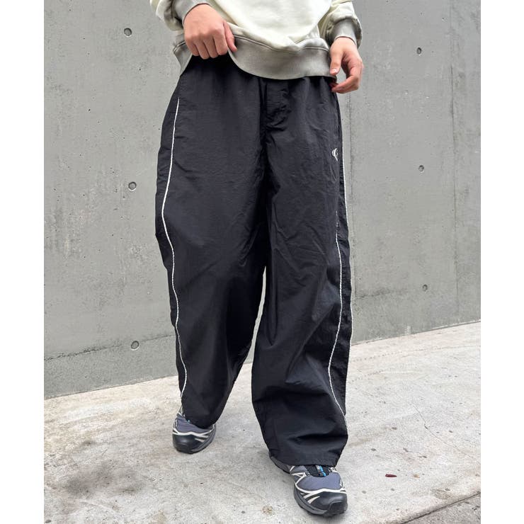 Ciaopanic】ナイロンバギートラックパンツ[品番：PALW0004764