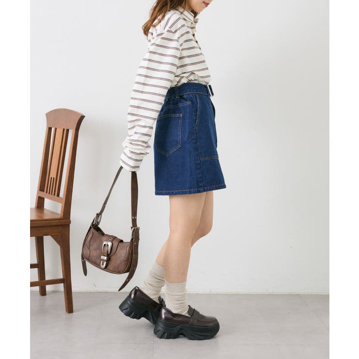 w closet】デニム台形スカート[品番：PALW0004773]｜PAL GROUP