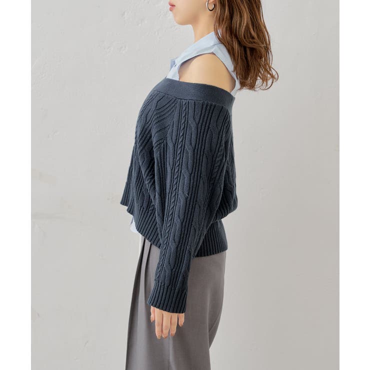 【Chico】ノースリSH＋オフショルニット | PAL GROUP OUTLET | 詳細画像27 