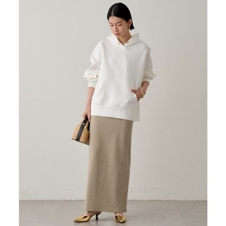 パル PAL 【Loungedress】ポンチフーディー （offwhite