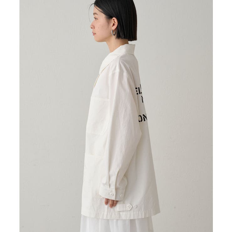 パル PAL 【Loungedress】バックロゴシャツブルゾン （khaki