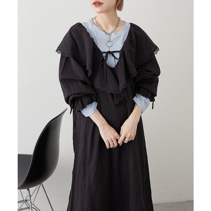 w closet】コットンフリルワンピース[品番：PALW0004827]｜PAL