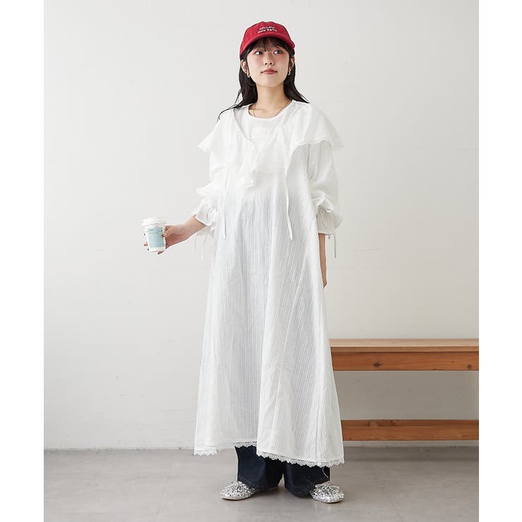 w closet】コットンフリルワンピース[品番：PALW0004827]｜PAL