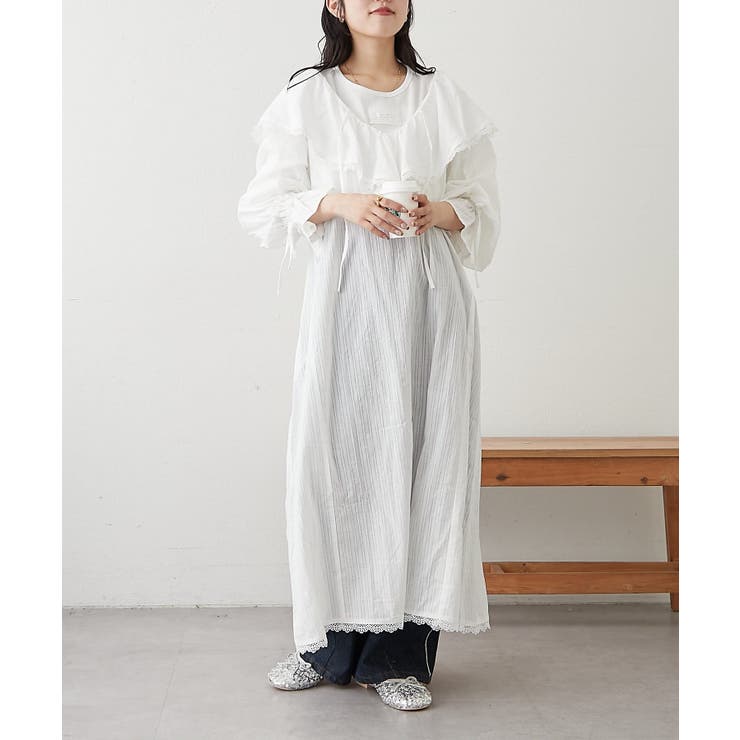 期間限定出品 定価23,000円 Perfume Closet フリルワンピース w closet】コットンフリルワンピース[品番：PALW0004827]｜PAL GROUP