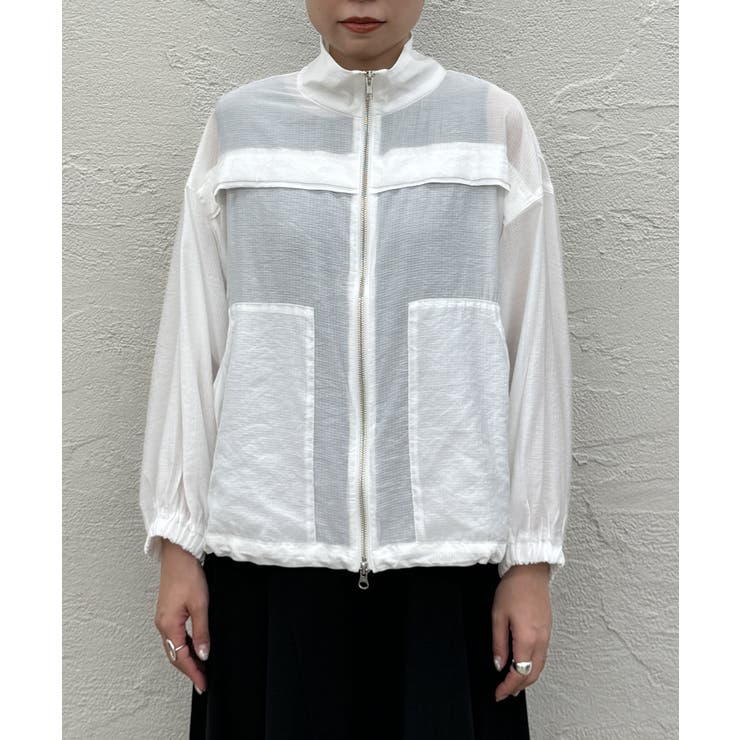 Loungedress】スタンドカラーシアーBZ[品番：PALW0004846]｜PAL
