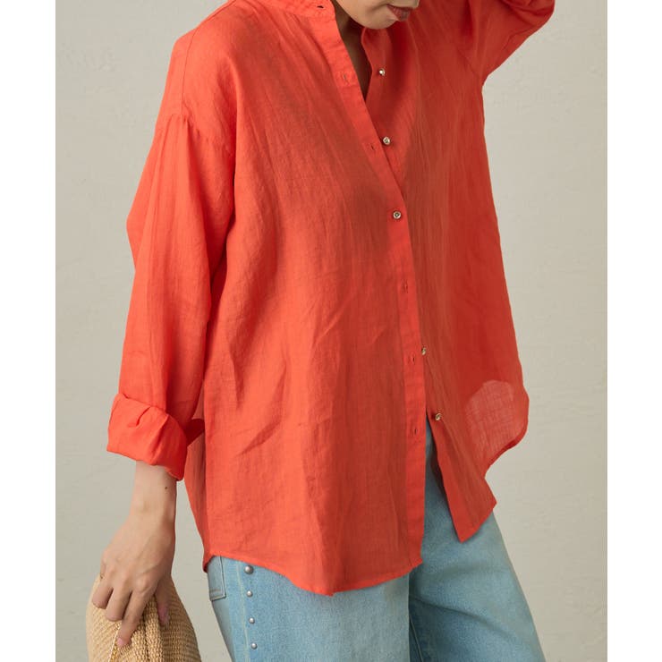 ご自宅用限定お買い得品 Loungedress】リネンバックタイSH[品番：PALW0004840]｜PAL トップス