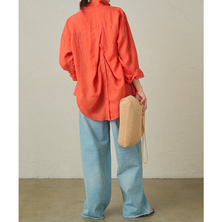 海外ファッションブランド通販サイト【公式】 Loungedress】リネンバックタイSH[品番：PALW0004840]｜PAL トップス