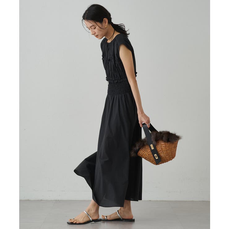 Loungedress】シャーリングノースリOP[品番：PALW0004849]｜PAL
