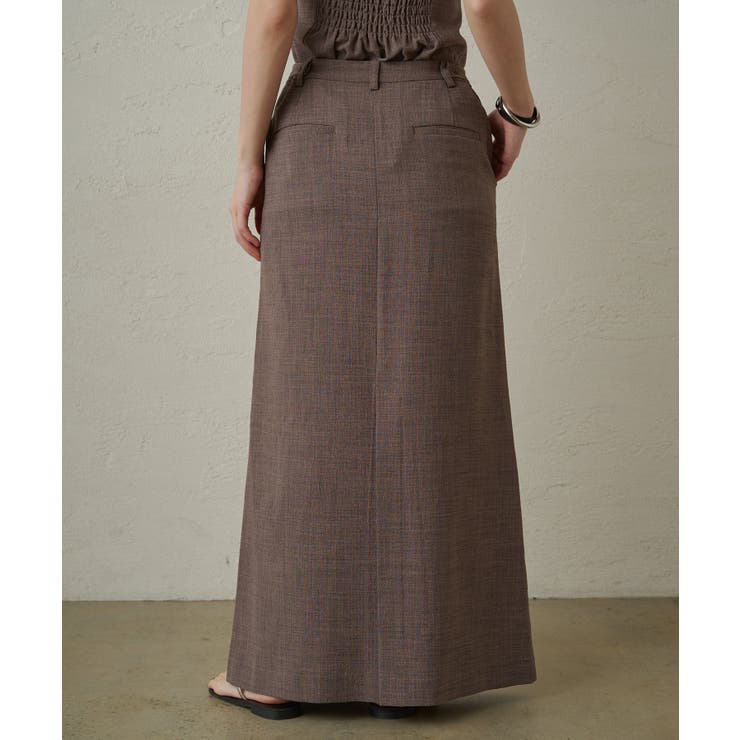 Loungedress】リネンライクフレアSK[品番：PALW0004844]｜PAL