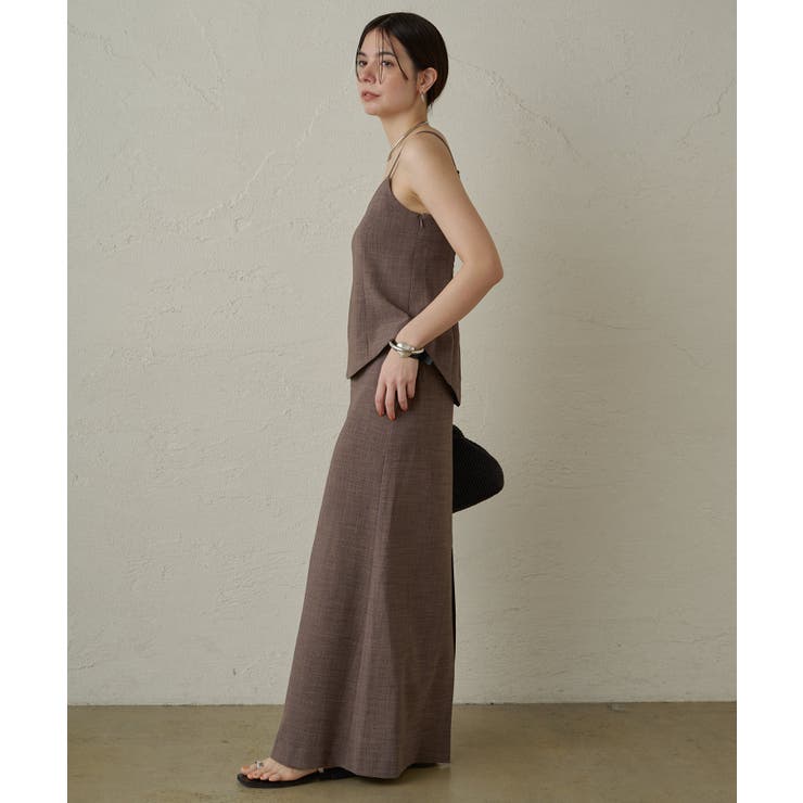 Loungedress】リネンライクフレアSK[品番：PALW0004844]｜PAL