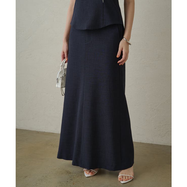 LOUNGEDRESS リネンマーメイドスカート （キュプラリネン