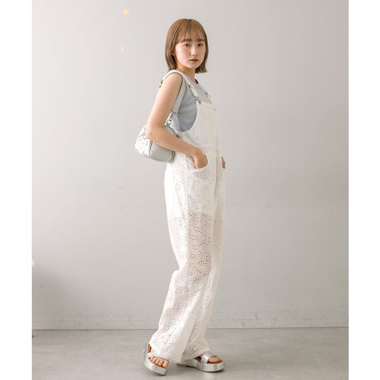 SALE snidel スナイデル レース オールインワン パンツ