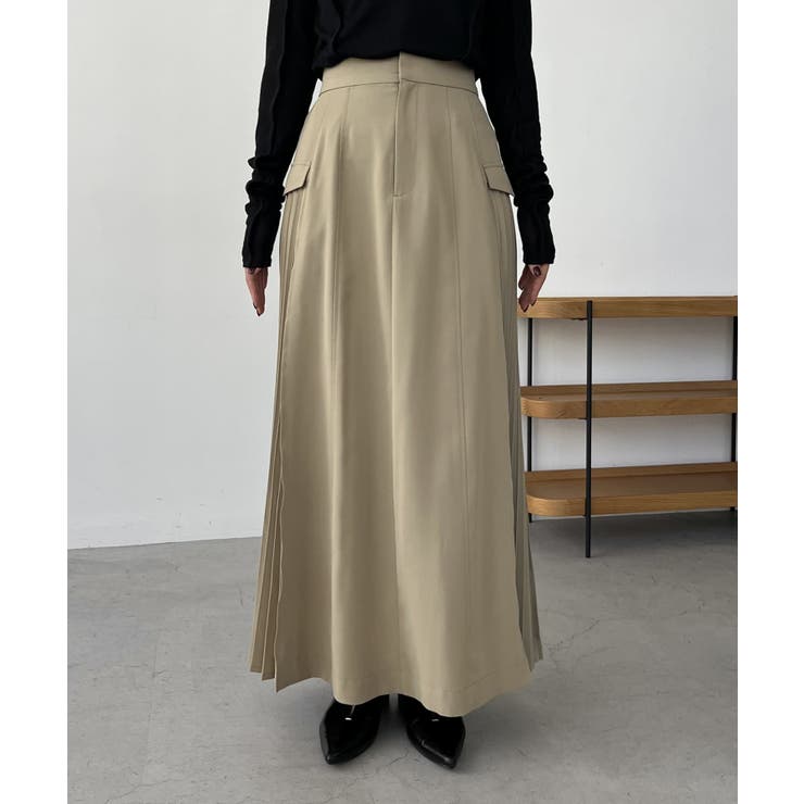 【CAPRICIEUX LE&#039;MAGE】サイドプリーツSK | PAL GROUP OUTLET | 詳細画像13 