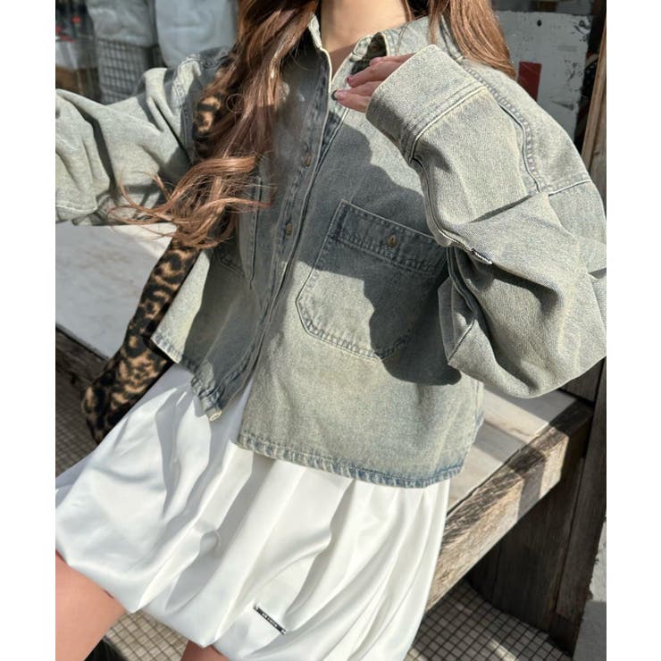 【RAY CASSIN】ワークデニムショートシャツ | PAL GROUP OUTLET | 詳細画像9 