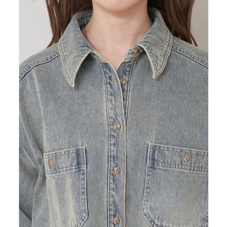 【RAY CASSIN】ワークデニムショートシャツ | PAL GROUP OUTLET | 詳細画像22 