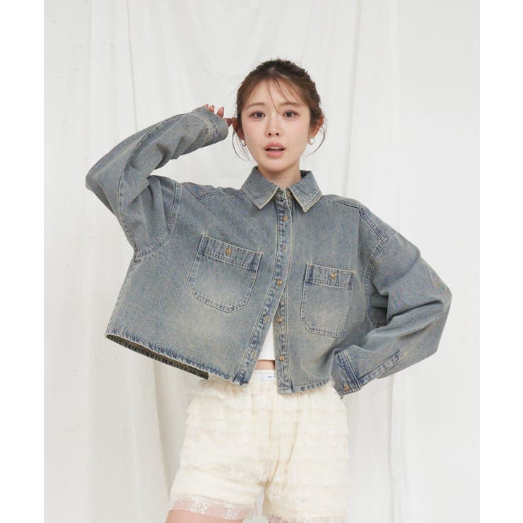 【RAY CASSIN】ワークデニムショートシャツ | PAL GROUP OUTLET | 詳細画像2 