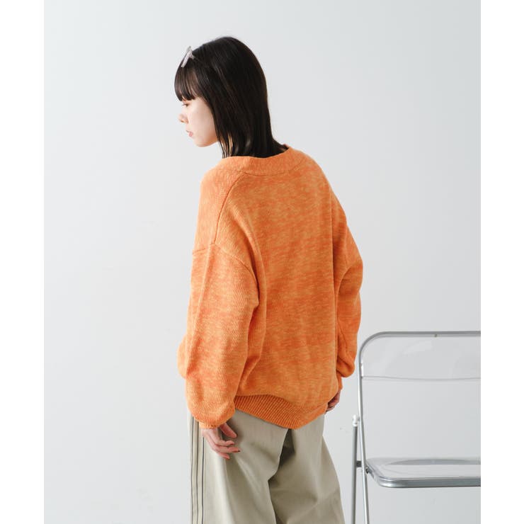 【Kastane】SLUB YARN KNIT CARDIGAN | PAL GROUP OUTLET | 詳細画像6 