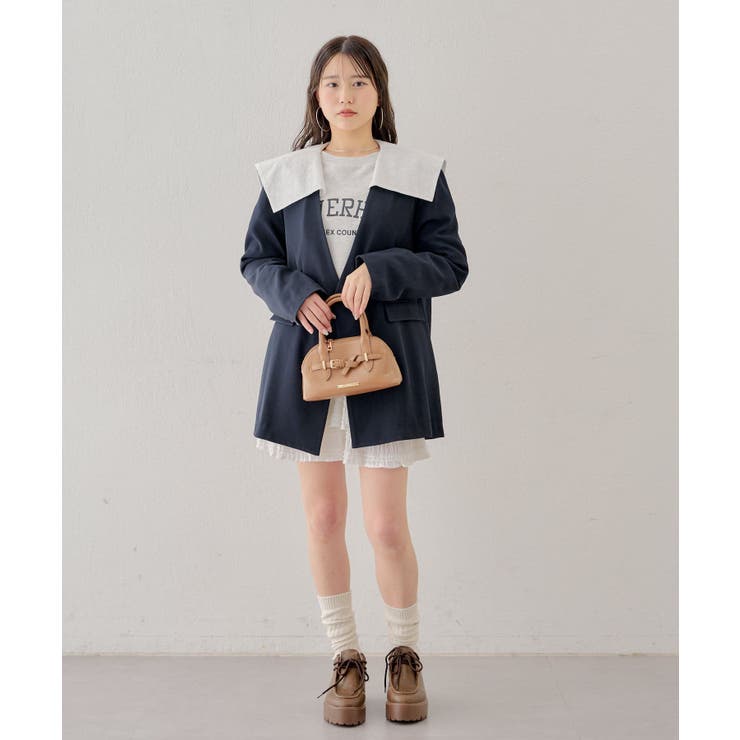 激安/新作 Chico】取り外しセーラーBIGカラーオーバーJKT[品番 知育玩具