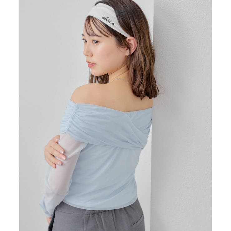 Chico】チュールオフショルTOPS[品番：PALW0005035]｜PAL GROUP OUTLET