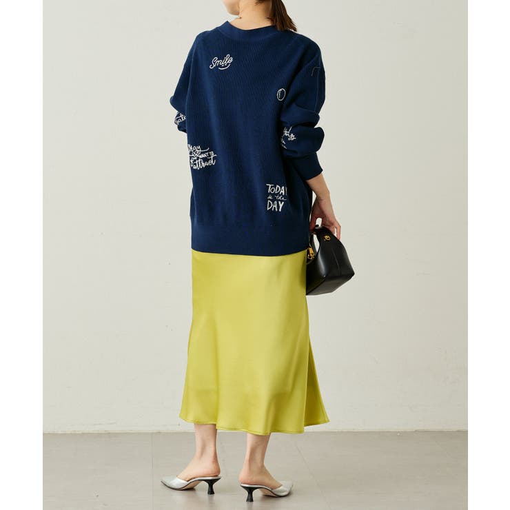 Loungedress - Loungedress ラウンジドレス 刺繍KNカーデ