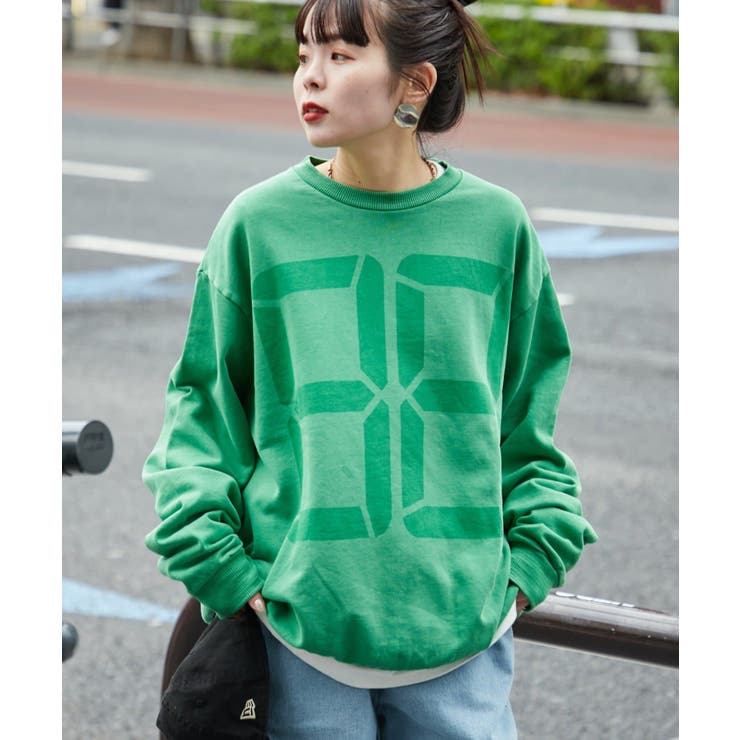 【VETEMENTS】グリーン オーバルロゴクロップドボクシーフーディ VINTAGE GURAPHIC CREWSWEATーLS[品番：PALW0005194]｜PAL GROUP