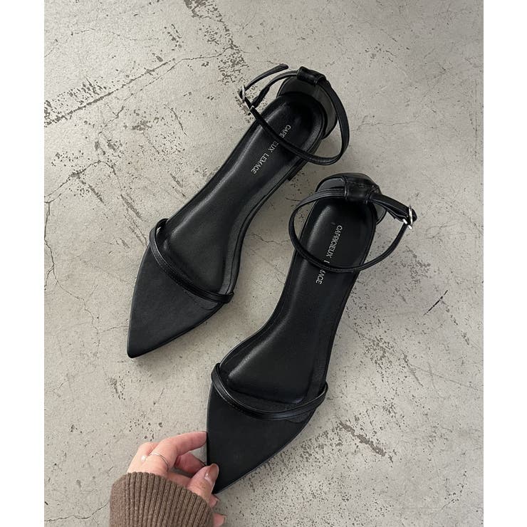 新品 CAPRICIEUX LE'MAGE Tストラップフラットサンダル 37 CAPRICIEUX