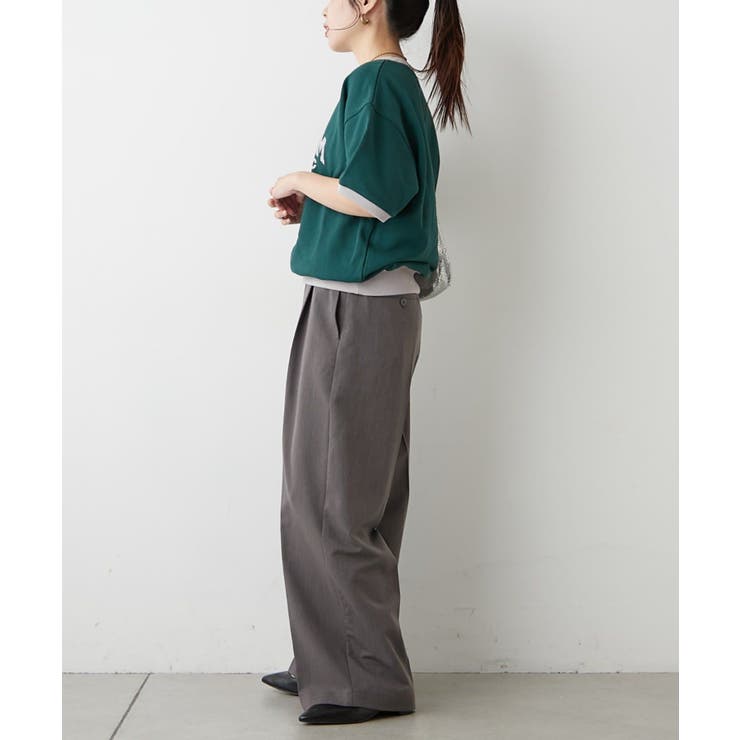 新品リヴドロワラメ裏毛半袖スウェット グレー 新品リヴドロワラメ裏毛半袖スウェット グレー 新品