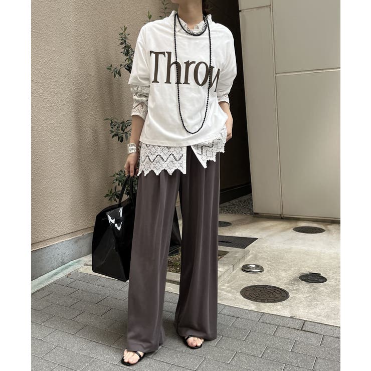 DouDou】ThrowロゴTEE[品番：PALW0005292]｜PAL GROUP OUTLET