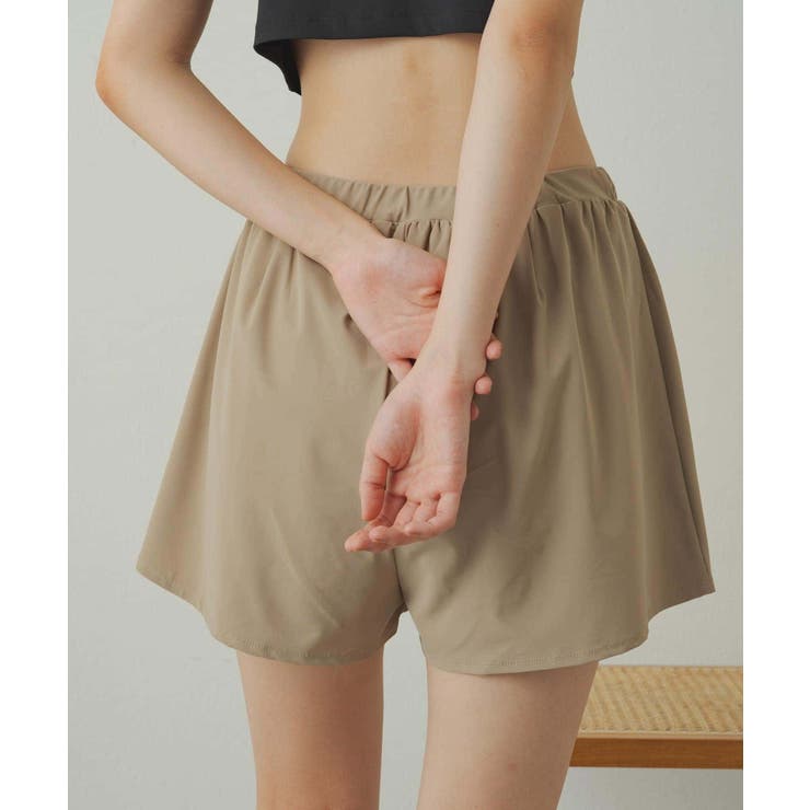 earthy_】トリコット スイムショートパンツ[品番：PALW0005427