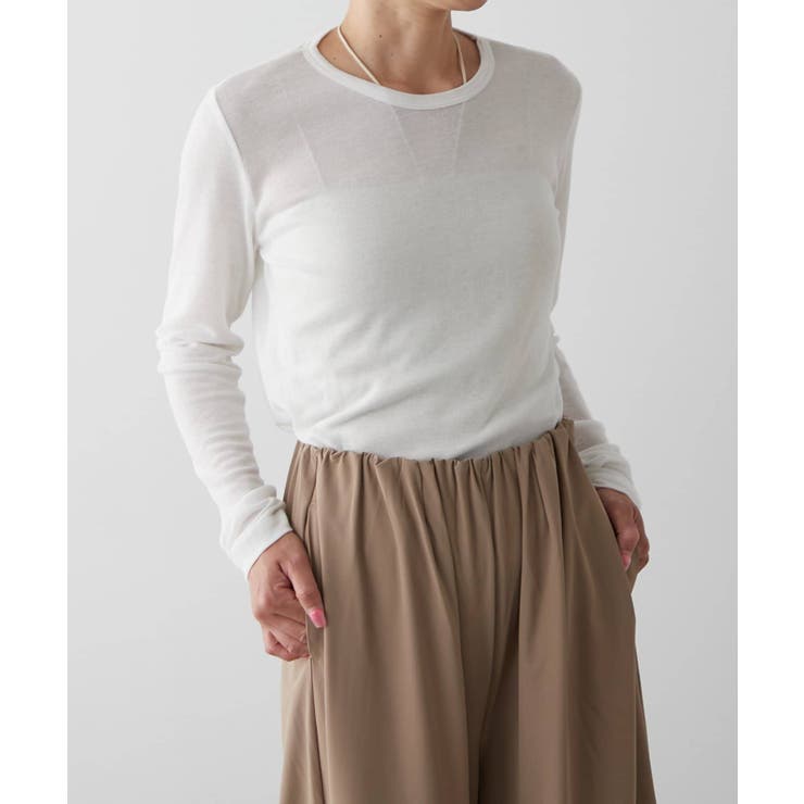 tシャツ シアーフライス ロンT レディース earthy_】シアーフライスロンT[品番：PALW0005423]｜PAL GROUP