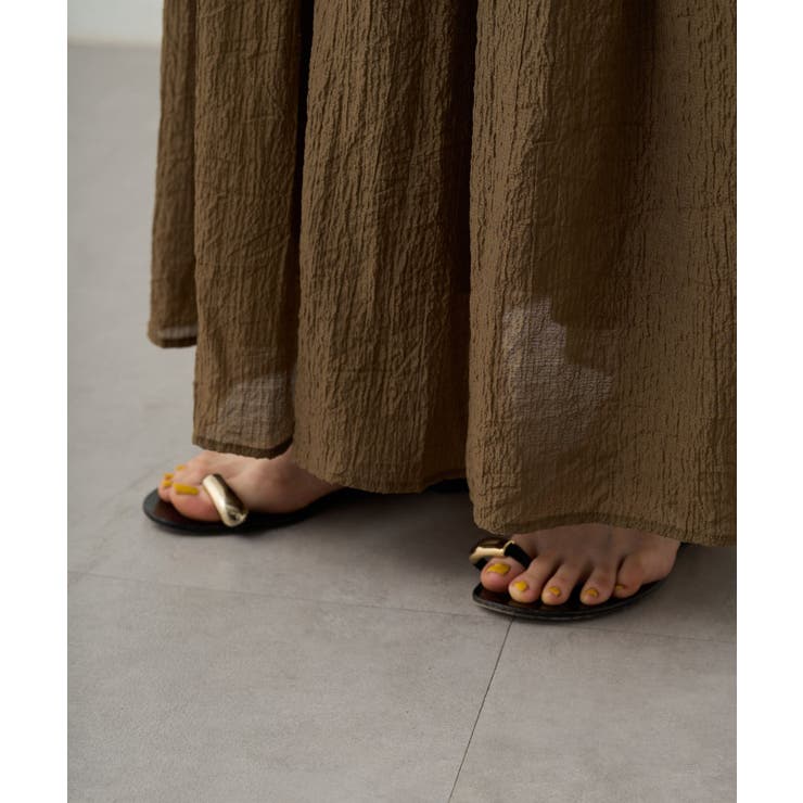 新品【Loungedress】ラウンジドレス 楊柳ティアードスカート LOUNGEDRESS（ラウンジドレス）の「楊柳ティアードスカート