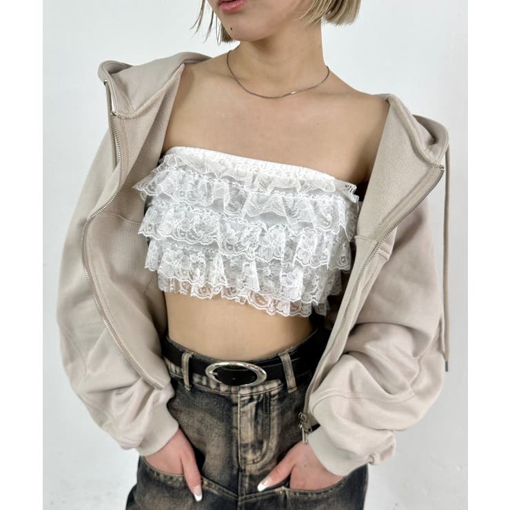 【WHO'S WHO gallery】フリルレースビスチェ | PAL GROUP OUTLET | 詳細画像1 