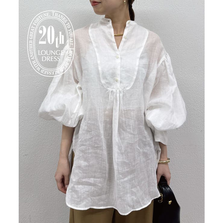 Loungedress】20thリネンギャザーチュニック[品番：PALW0005550