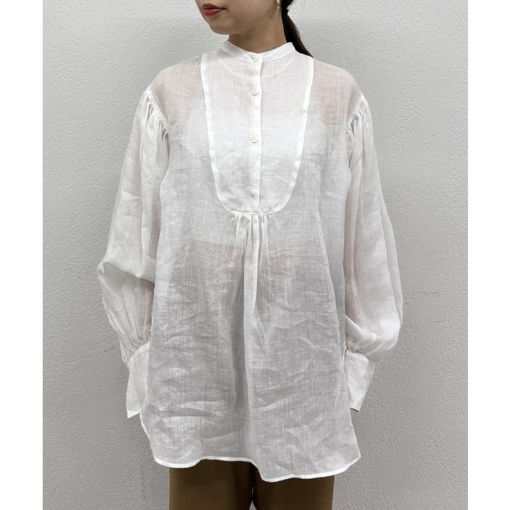 LOUNGEDRESS 20thリネンギャザーチュニック Loungedress】20thリネンギャザーチュニック | OUTLET