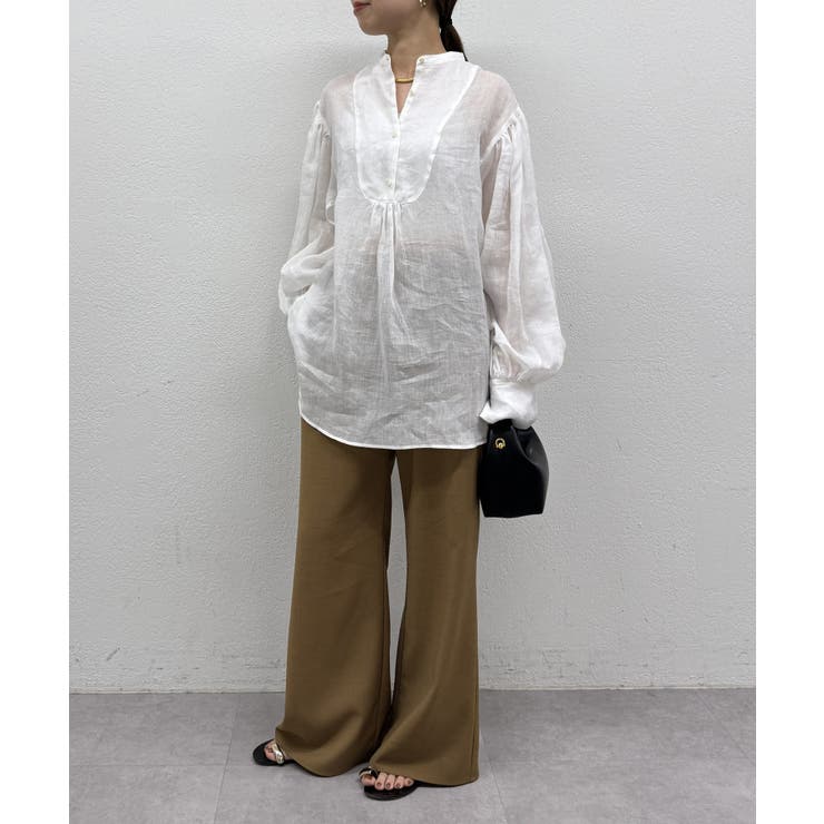 Loungedress】20thリネンギャザーチュニック[品番：PALW0005550