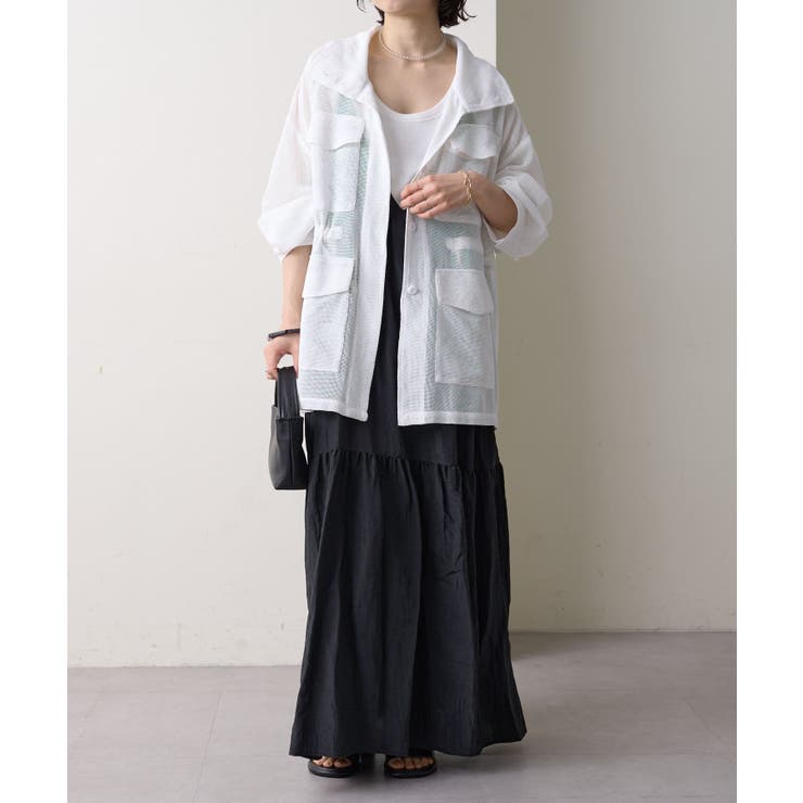 【Omekashi】メッシュスタンドブルゾン | PAL GROUP OUTLET | 詳細画像10 