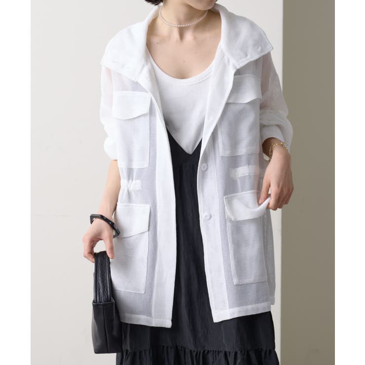 【Omekashi】メッシュスタンドブルゾン | PAL GROUP OUTLET | 詳細画像1 