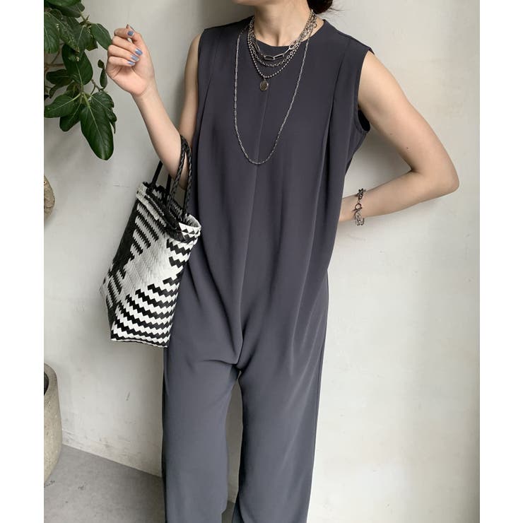 DouDou】バックジップオールインワン[品番：PALW0005581]｜PAL