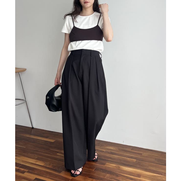 CAPRICIEUX LE'MAGE】ビスチェSETアシメT[品番：PALW0005739